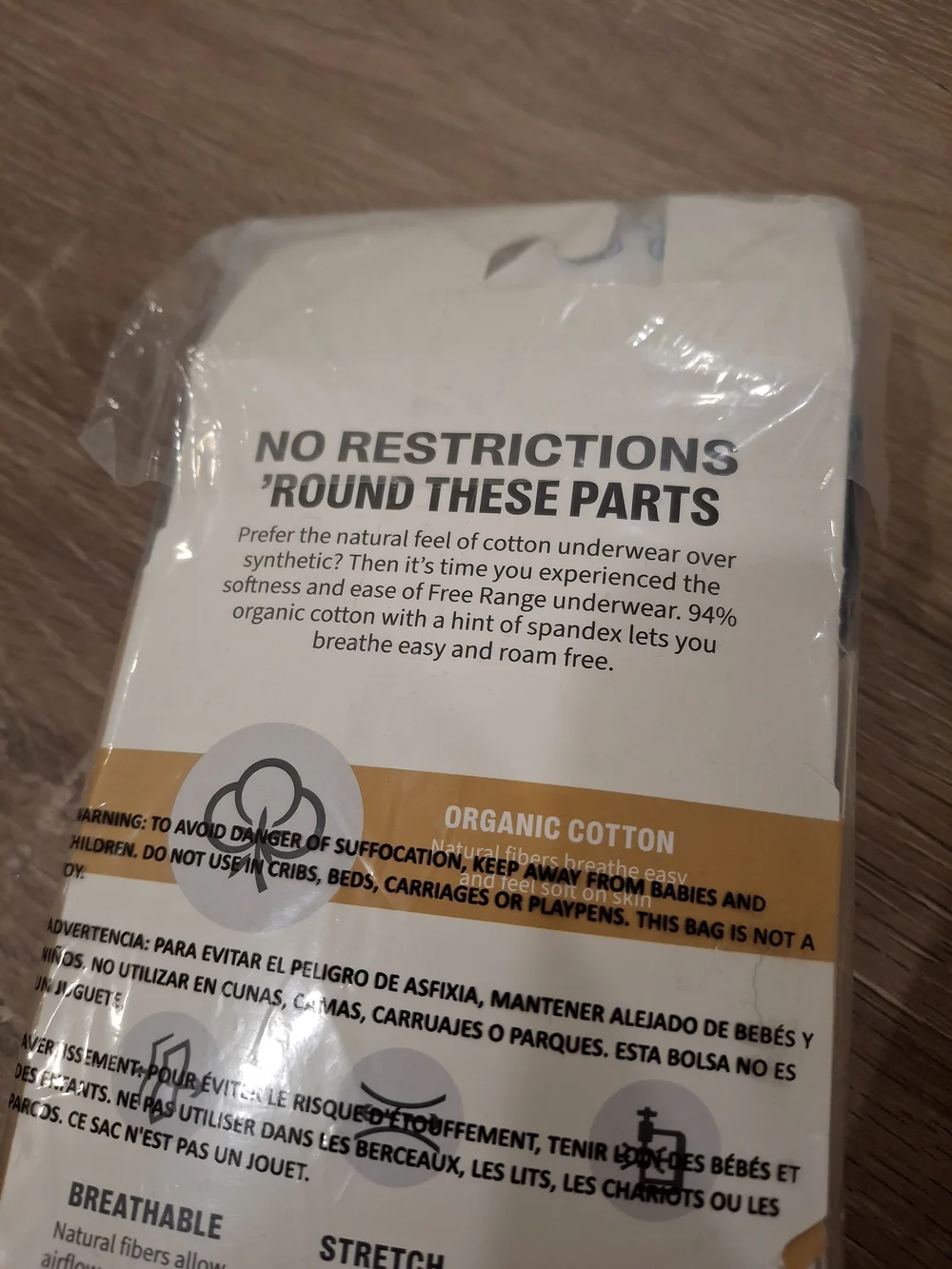 Duluth Trading Co. Free Range Boxer Briefs 2-Pack Men's 4XL Black NIP